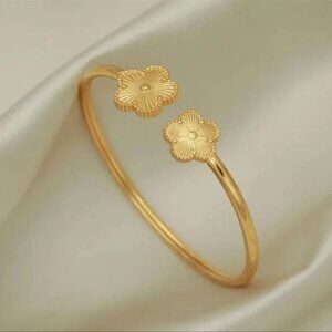 Alhambra Gold Luck 18K Gold Stainless Steel Waterproof Bracelet